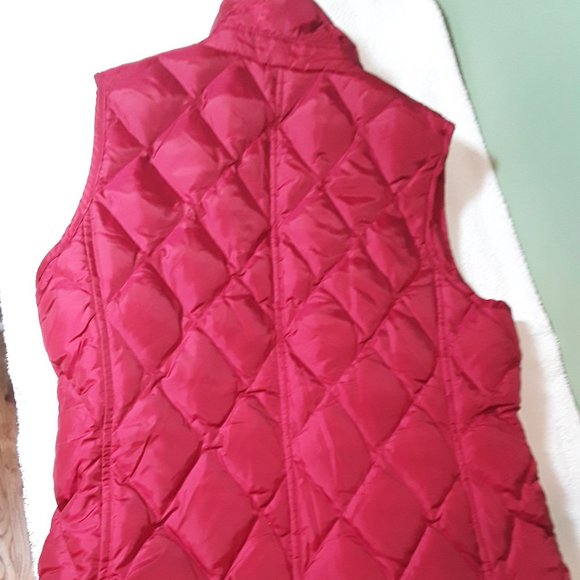 Red Talbots Puffer Vest - Picture 8 of 8